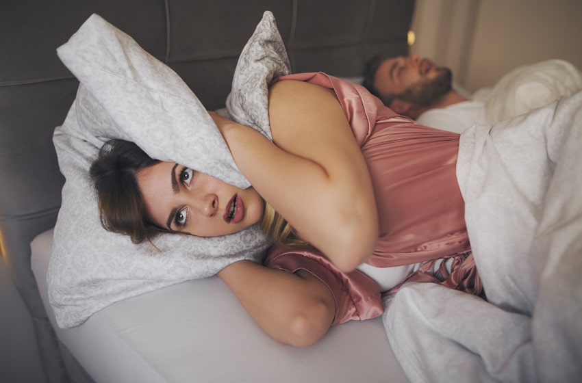 sleeping issues couples facing