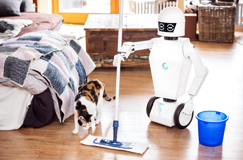 leave cleaning to robots